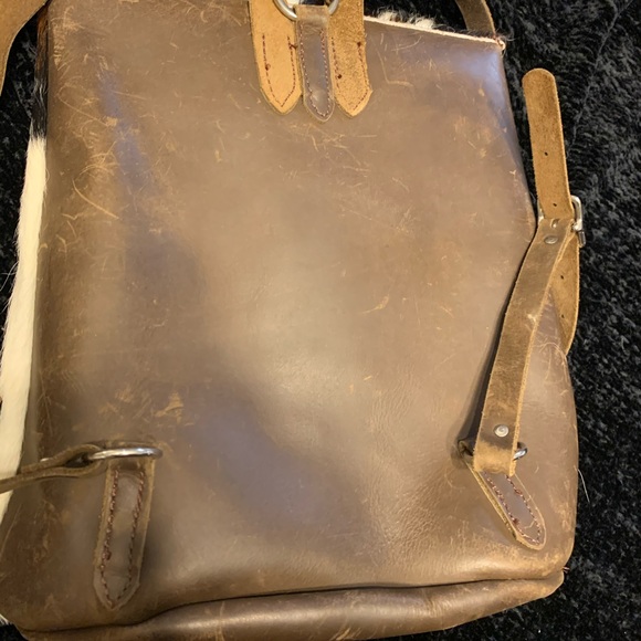 Cowhide backpack - Picture 5 of 8